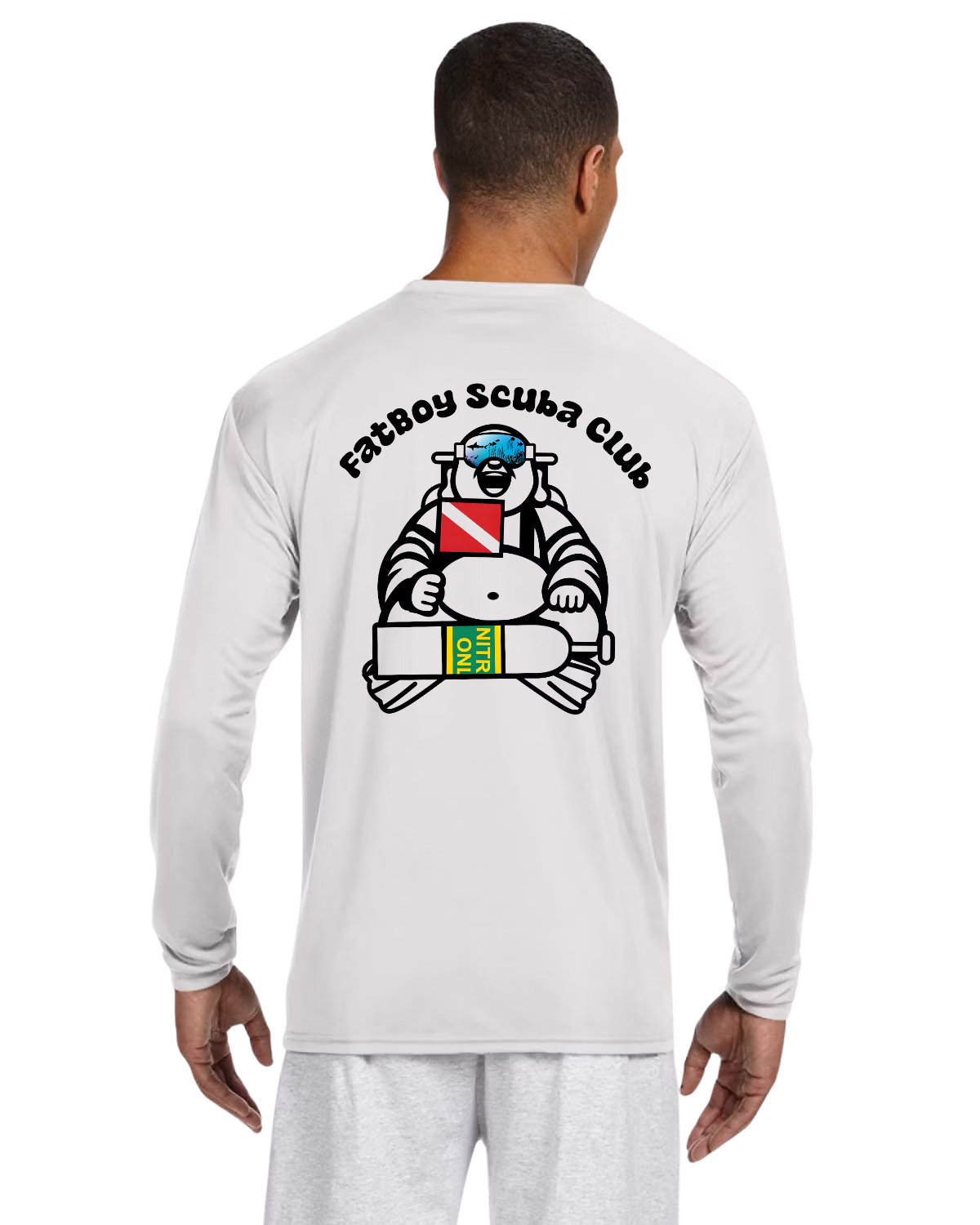 FatBoy Scuba Signature Buddha Logo Rash Guard – Stay Fresh. Dive Fearless.