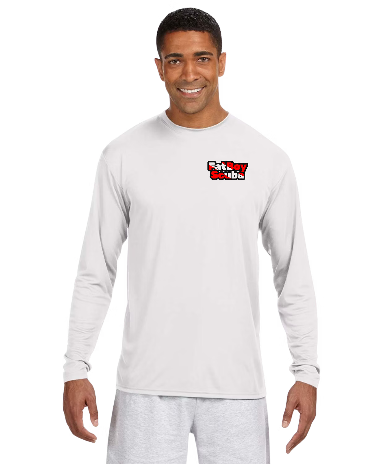 FatBoy Scuba Signature Buddha Logo Rash Guard – Stay Fresh. Dive Fearless.
