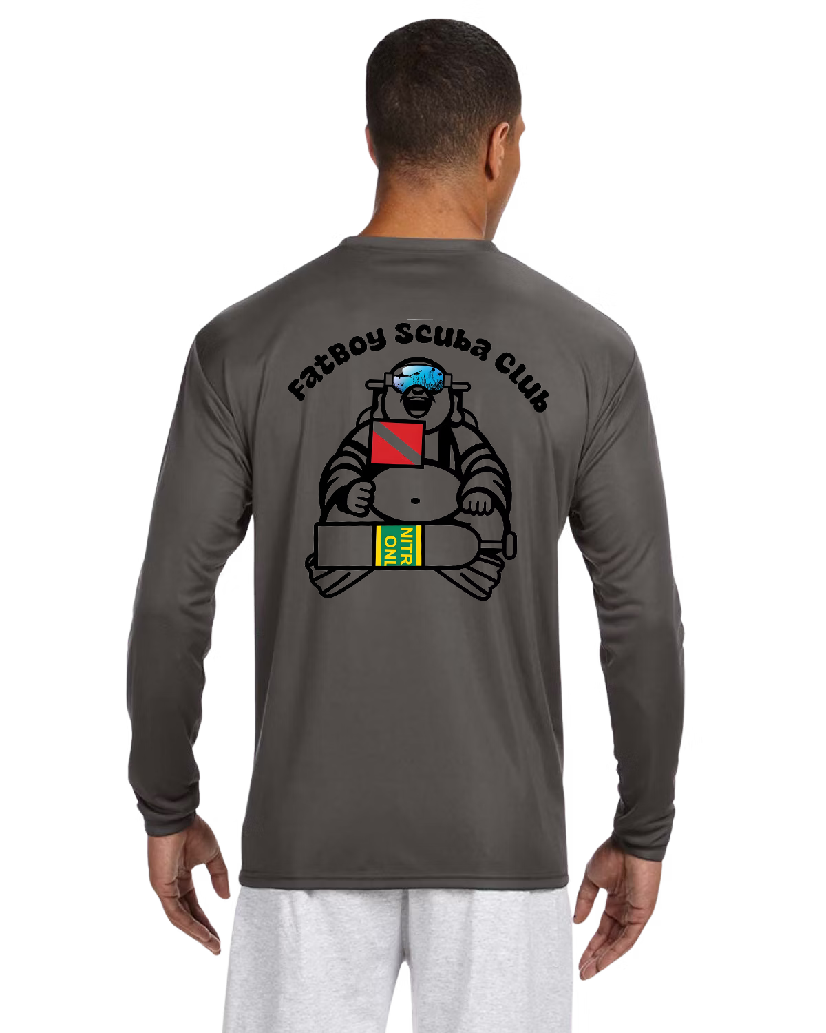 FatBoy Scuba Signature Buddha Logo Rash Guard – Built for the Bold