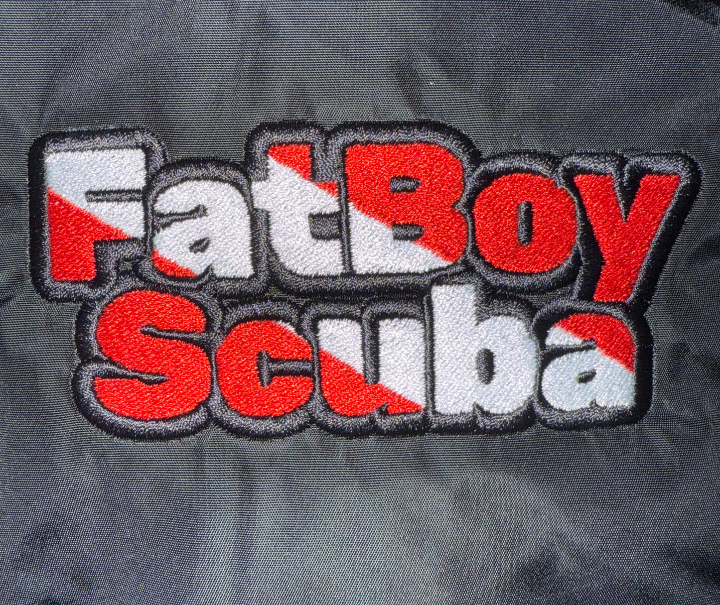 FatBoy Scuba Gray Fleece-Lined Black Boat Coat – Extreme Warmth. Ultimate Style.