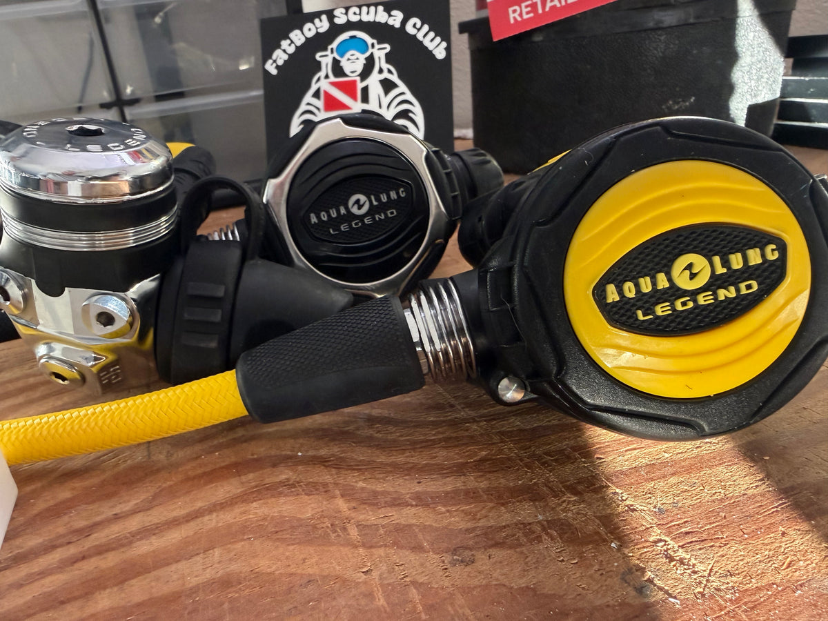 AquaLung Legend DIN Regulator Set – JUST SERVICED-