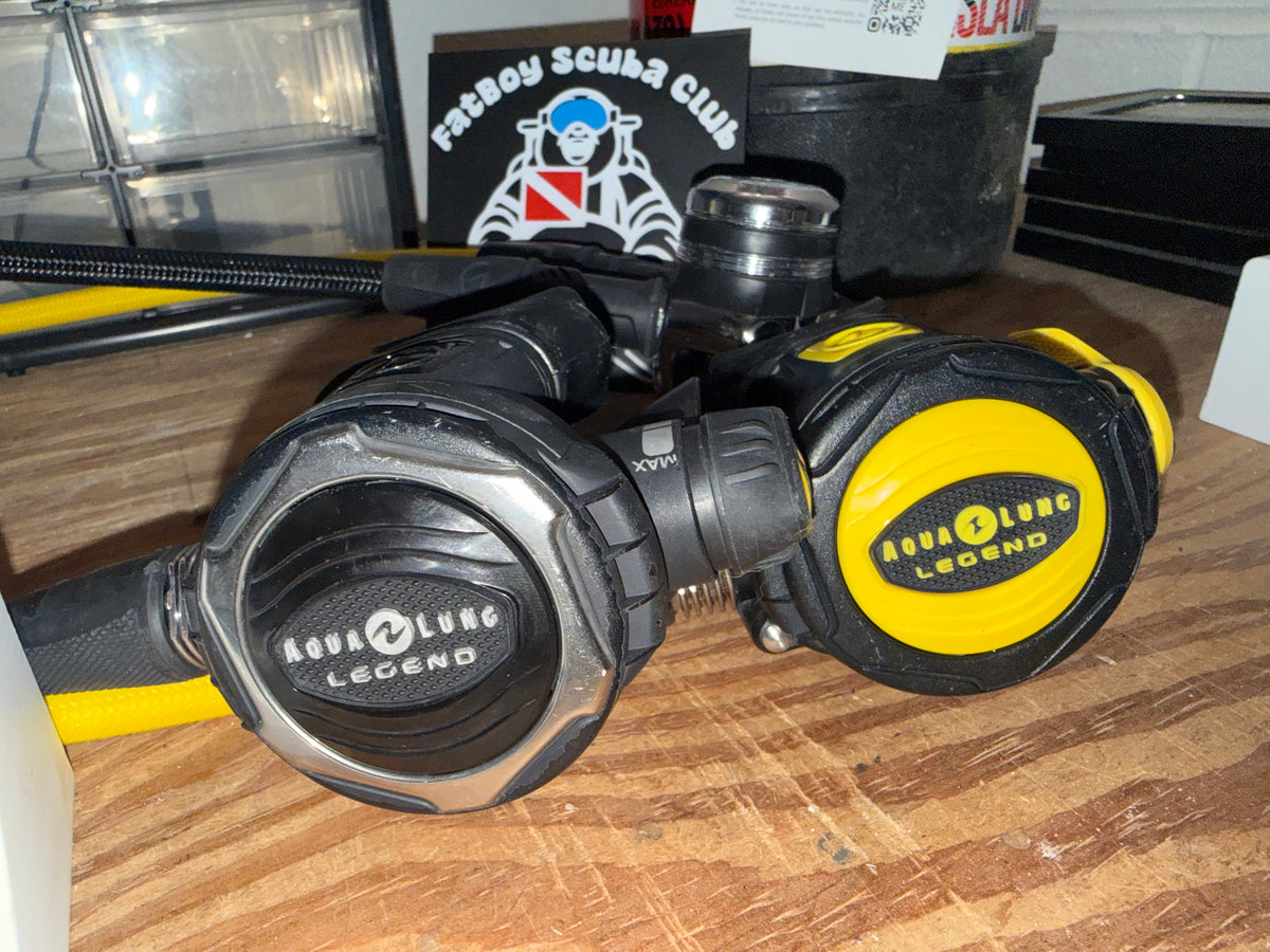 AquaLung Legend DIN Regulator Set – JUST SERVICED-