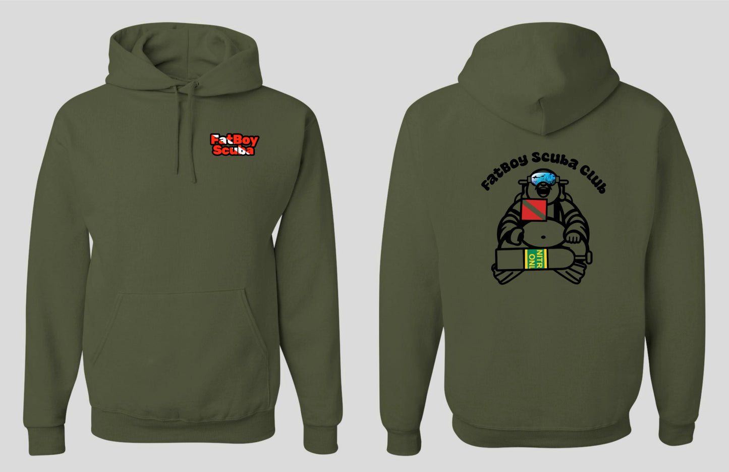 Military Green FatBoy Hoodie