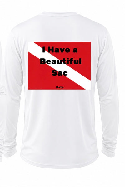 Beautiful SAC white long sleeve rash guard